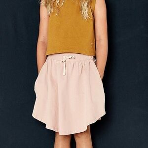 New Gray Label cotton pink girls skirt